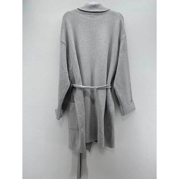 GILLI Light Gray Long Line Wrap Sweater - Picture 2 of 5